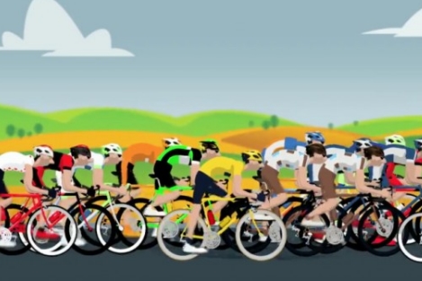 tour de france animated film